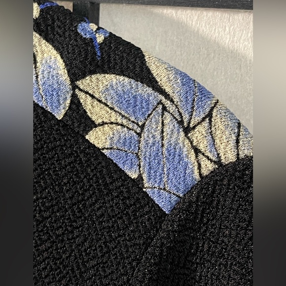 Moonlight Y & S Fashion Design Asian Print Crepe Jacket - Picture 14 of 15